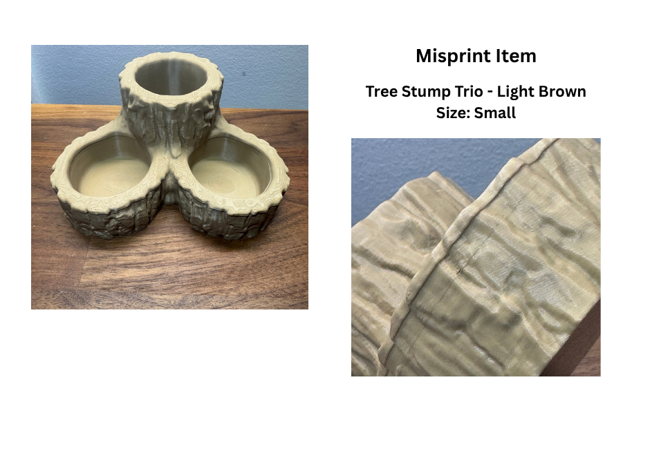 Misprints & Overstock - Miscellaneous Climbs, Hides, Etc