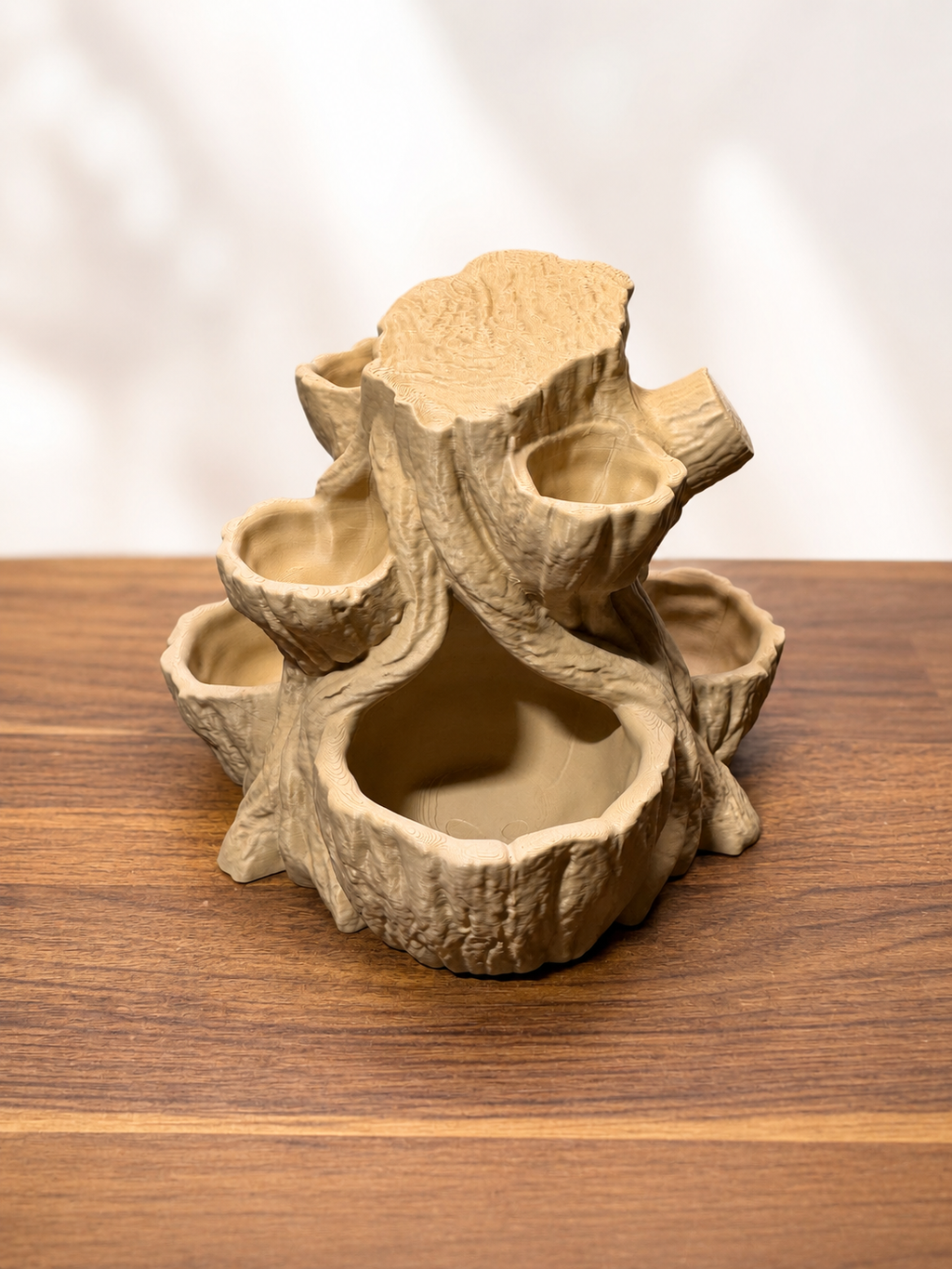 Stump Snack Station | 3D Printed Enrichment Bowl |Food & Treat Holder