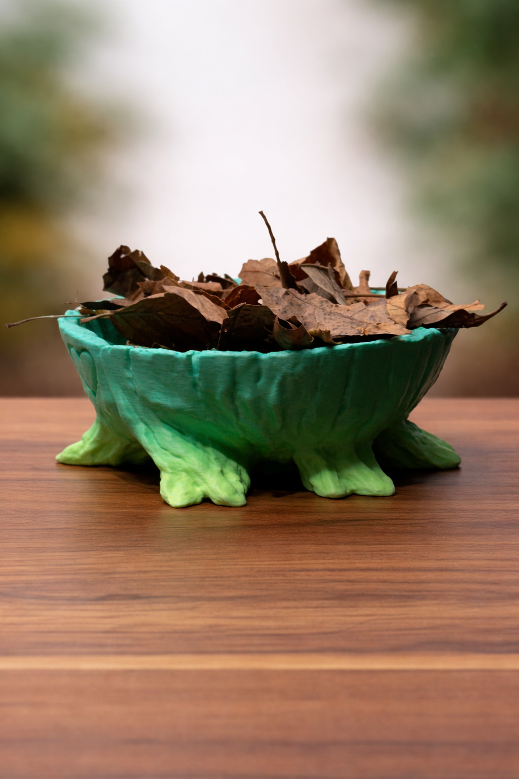 Love Tree Trunk Foraging Dish | 3D Printed PLA Feeding Bowl | Leaf Litter or Staple Dish