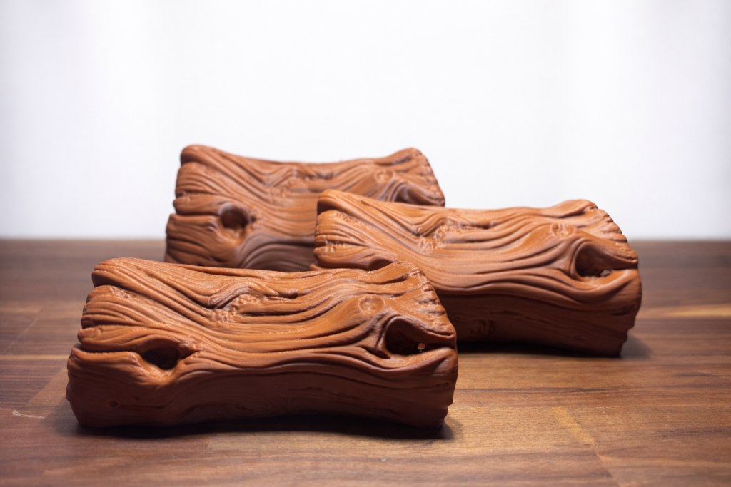 Tree Trunk Tunnel Hides for Hermit Crabs Reptiles and Small Critters | 3 Sizes Avaialble