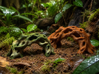 Twisted Driftwood Bridge – 3D Printed PLA Climb Hide Foraging Bridge