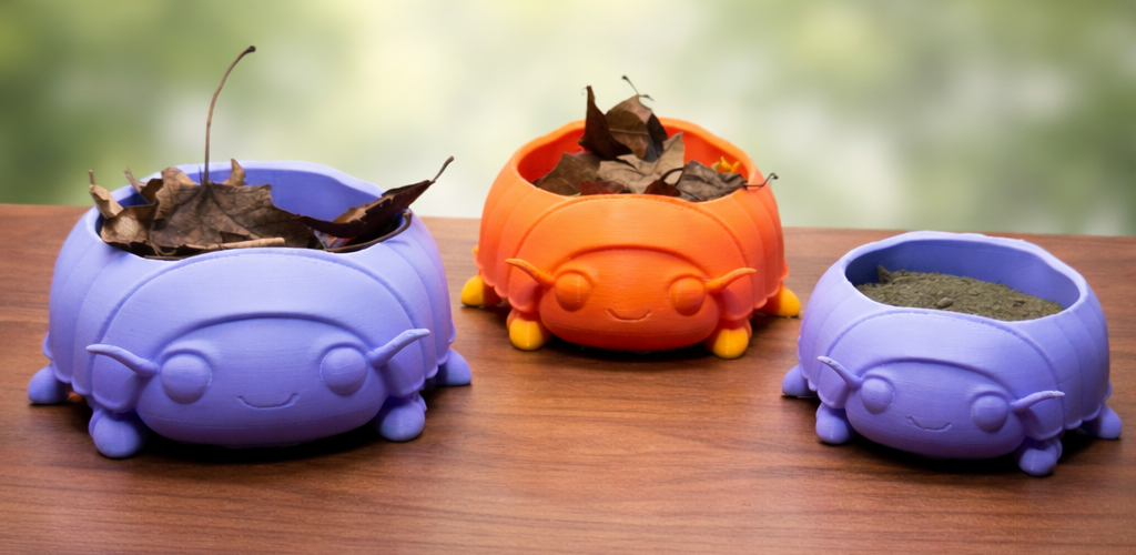 Isopod Food Dish | 3D Printed PLA Bowl for Hermit Crabs | Foraging Dish, Staple Bowl, Cleanup Crew Inspired Tank Decor