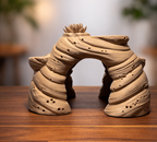 Succulent Arch Hide and Feeding Station | 3-in-1 Enrichment Piece