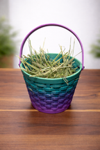 Hermit Crab Easter Basket Gift Set | Basket with Treats, Rabbit Dish and Flower Dish