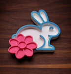 Hermit Crab Easter Basket Gift Set | Basket with Treats, Rabbit Dish and Flower Dish