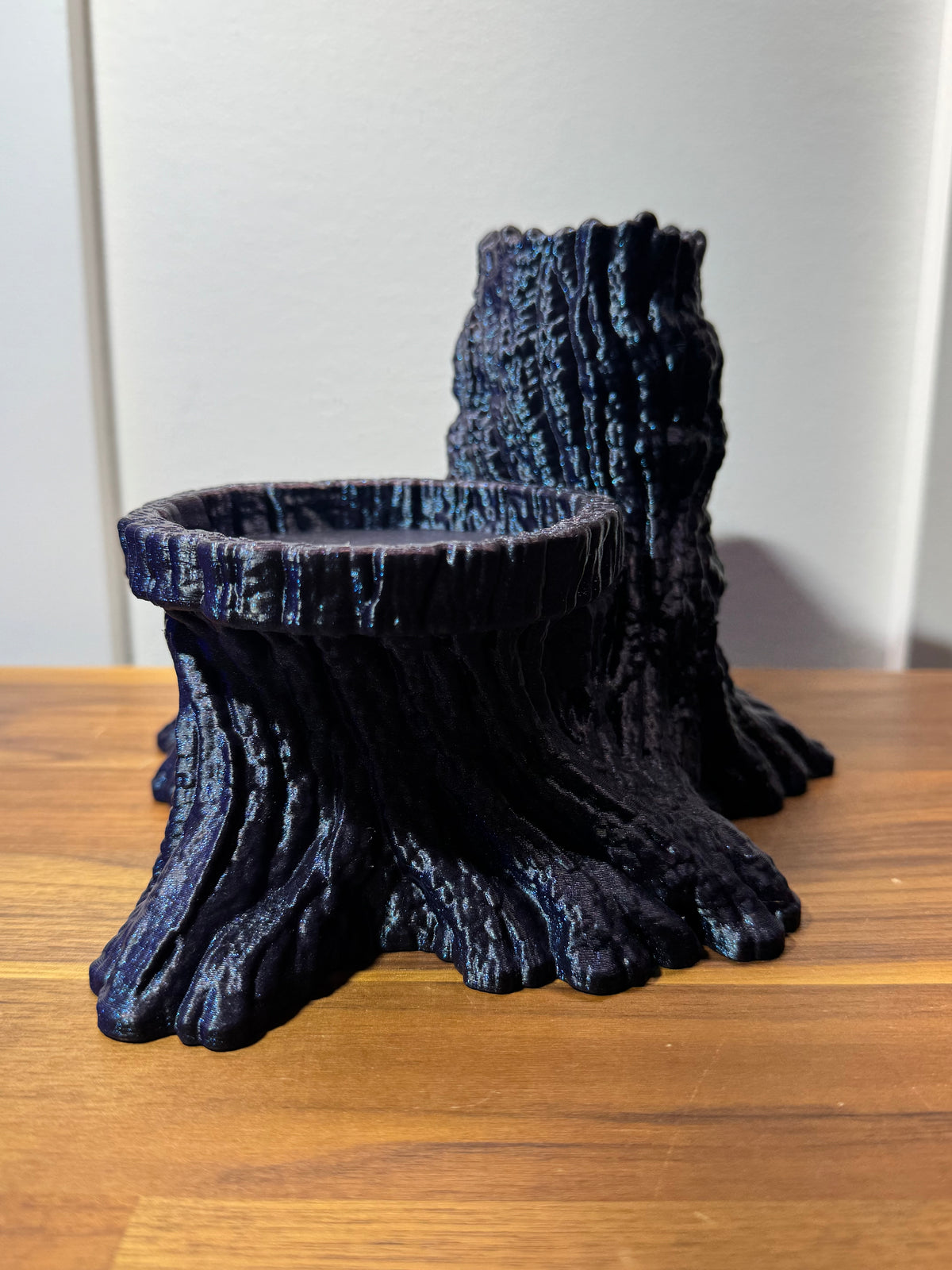 Tree Stump Hygrometer Stand, Climb, Hide, Foraging Platform – Hygrometer Included!