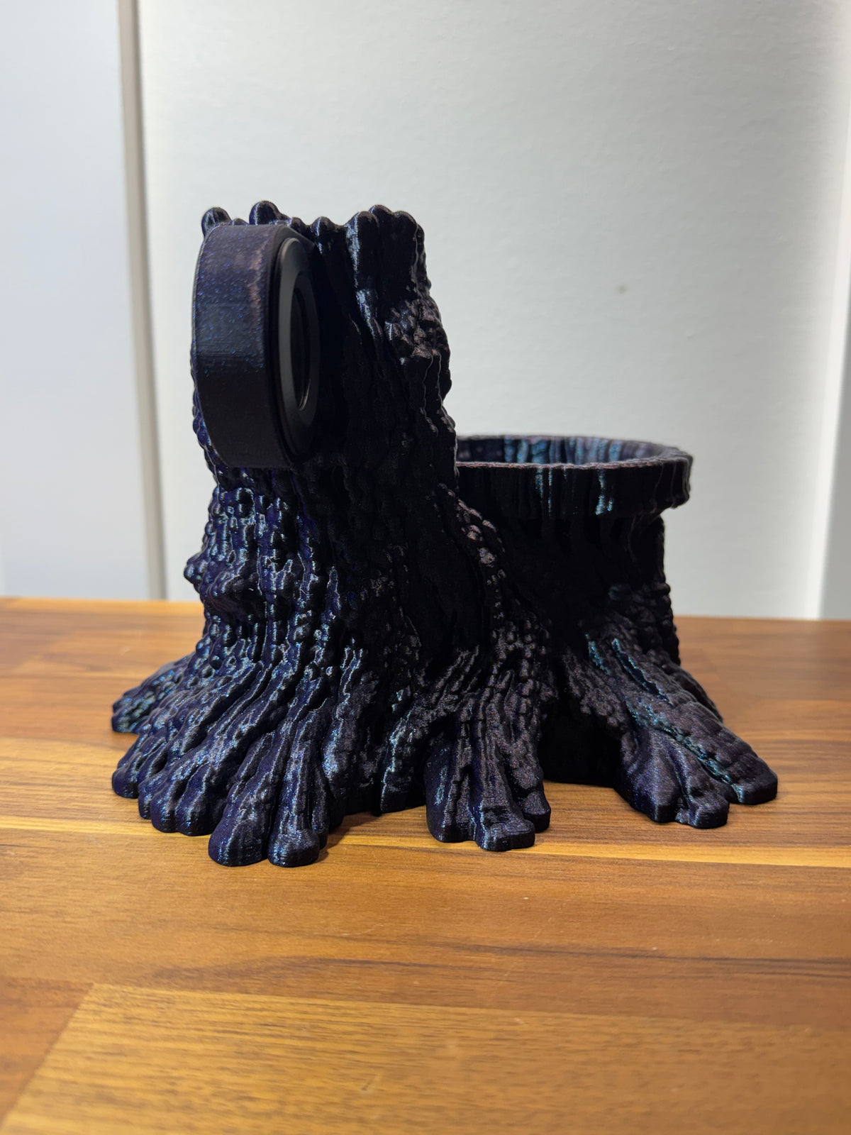 Tree Stump Hygrometer Stand, Climb, Hide, Foraging Platform – Hygrometer Included!