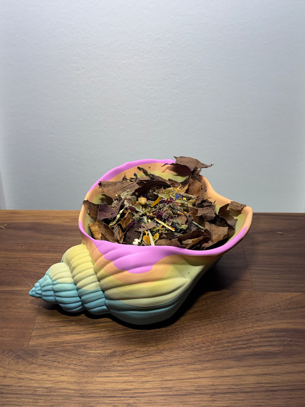 Seashell Foraging Bowl | Ocean-Inspired 3D Printed PLA Bowl for Foraging