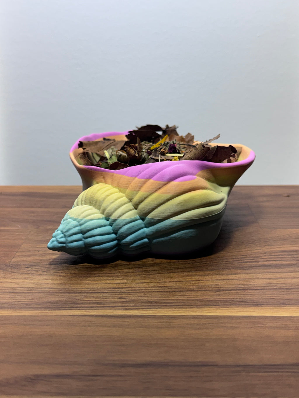 Seashell Foraging Bowl | Ocean-Inspired 3D Printed PLA Bowl for Foraging