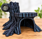 Tree Stump Hygrometer Stand, Climb, Hide, Foraging Platform – Hygrometer Included!