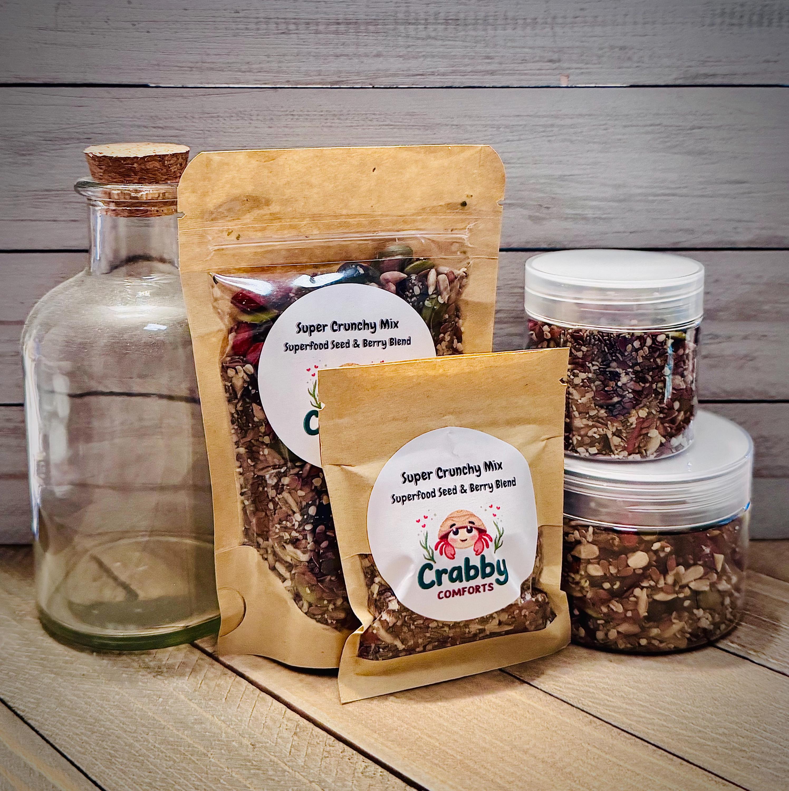 Super Crunchy Mix  Superfood Seed & Berry Blend for Hermit Crabs