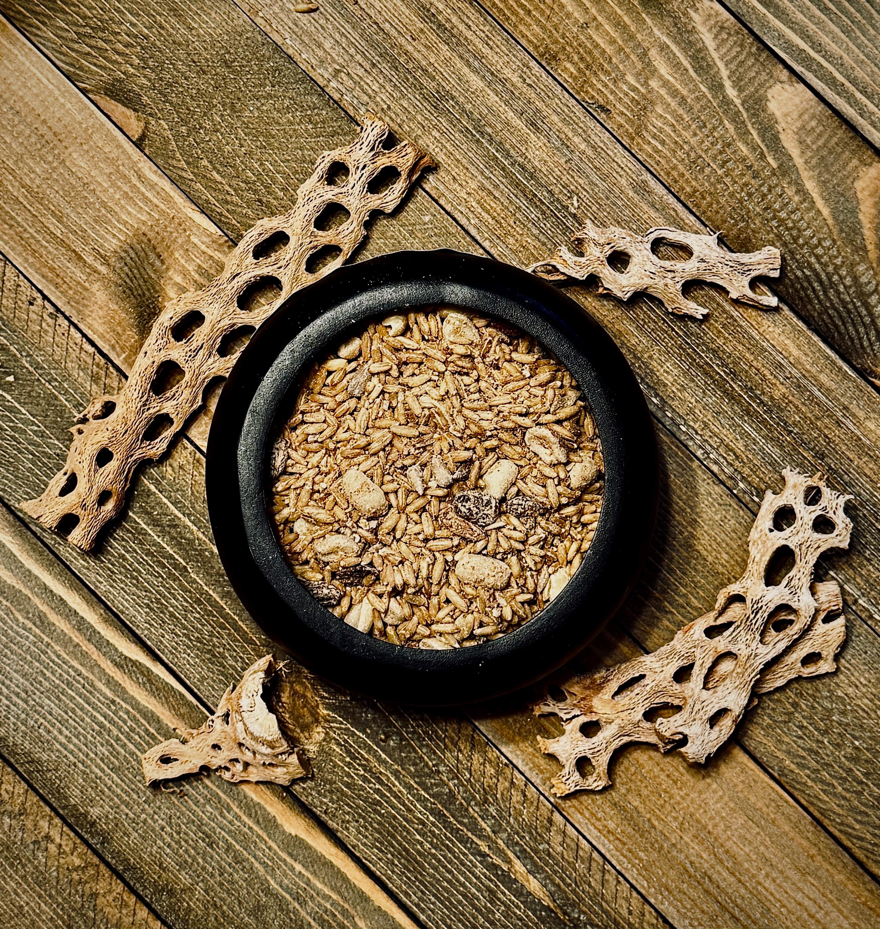 Crunchy Claw Mix  Oats, Peanuts, Raisins, Mealworms & Sunflower Kernels