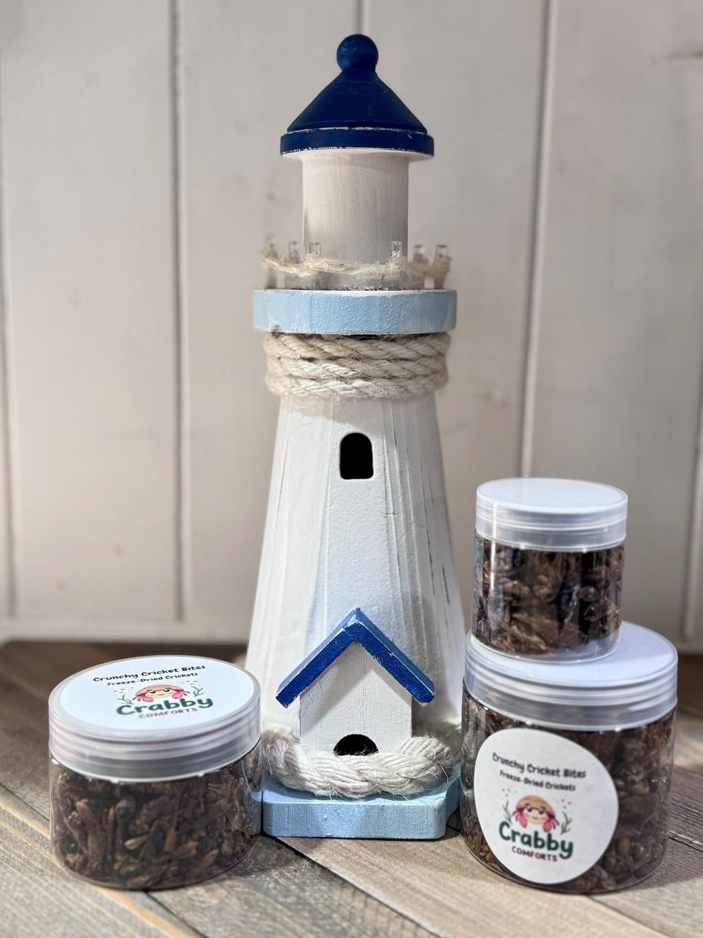 Crunchy Cricket Bites  Freeze-Dried Crickets for Hermit Crabs