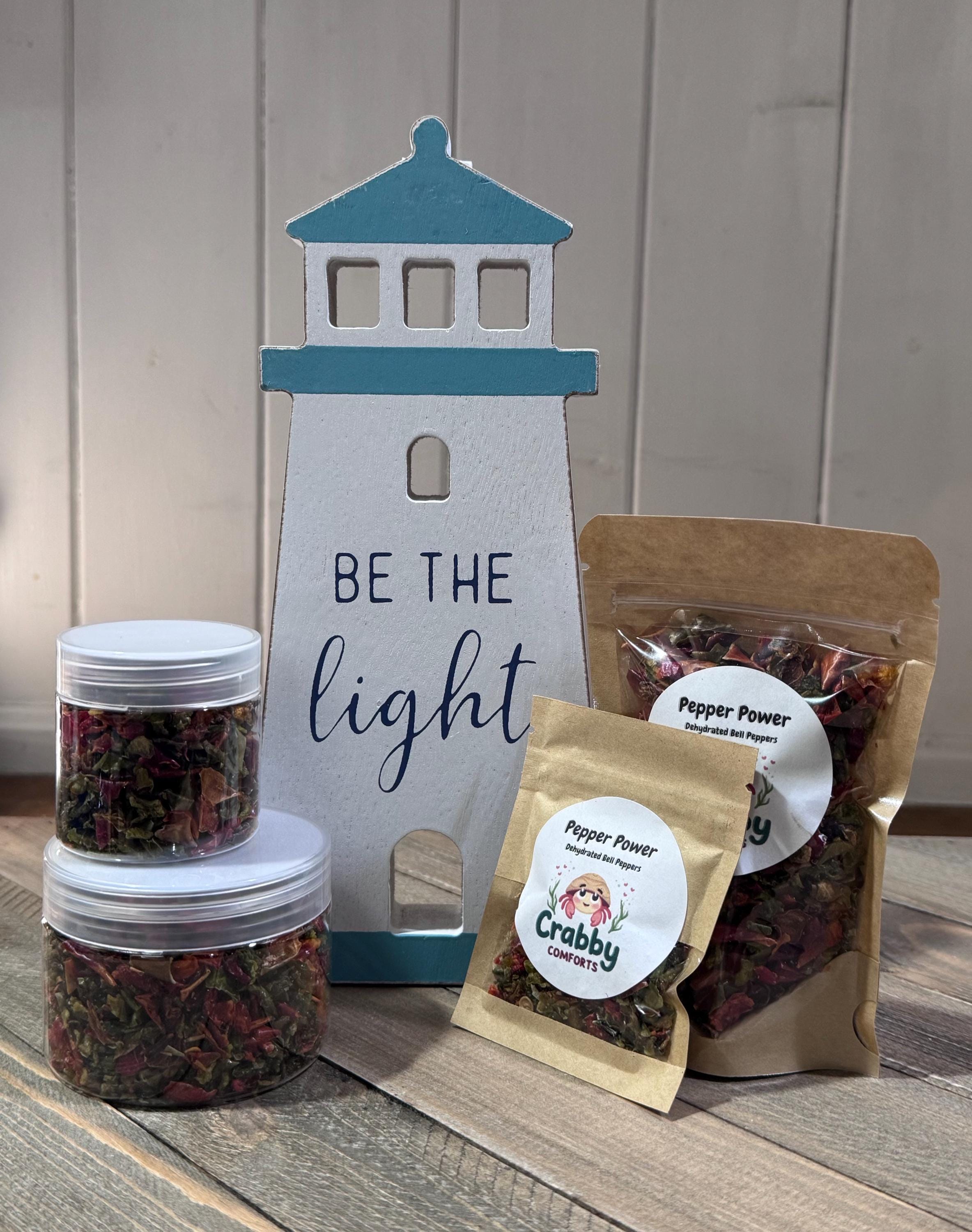 Pepper Power - Dehydrated Bell Peppers for Hermit Crabs