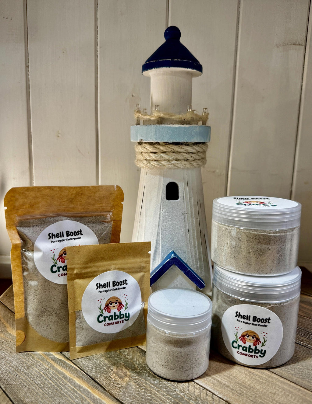 Shell Boost - Pure Oyster Shell Powder for Stronger Hermit Crabs