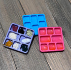 Mini Hermit Crab Oil/Powder Dish - 8 Slot (3D Printed) - SET OF 2!!