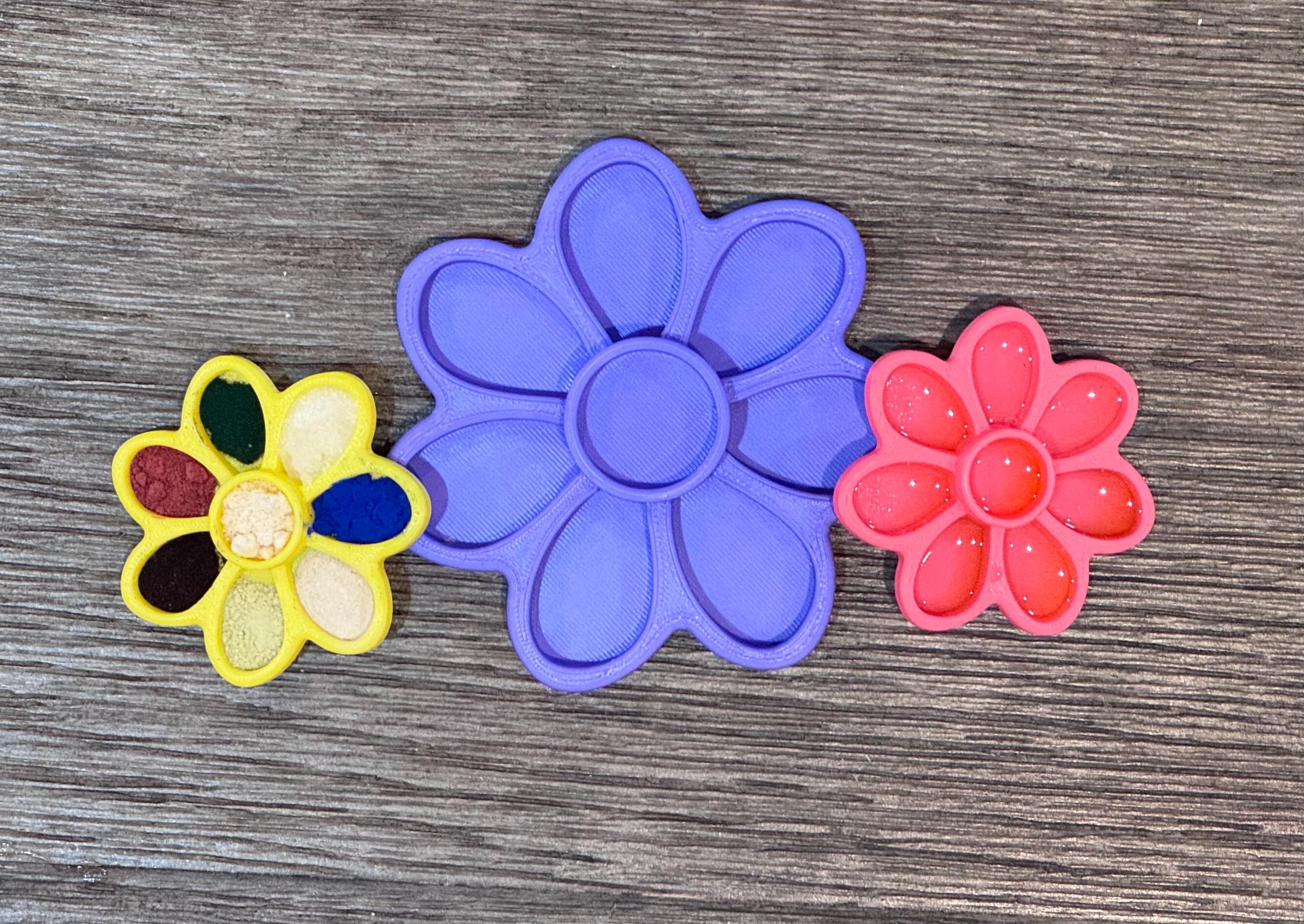 Hermit Crab Food Dish - Mini Flower Blossom (3D Printed) - SET OF 2!!