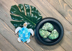 Polished Green Turbo Shells (Set of 3)