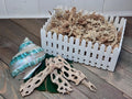 3D-Printed Picket Fence Moss Pit  Hermit Crab Shell Shop & Foraging Tray, PLA Tank Decor
