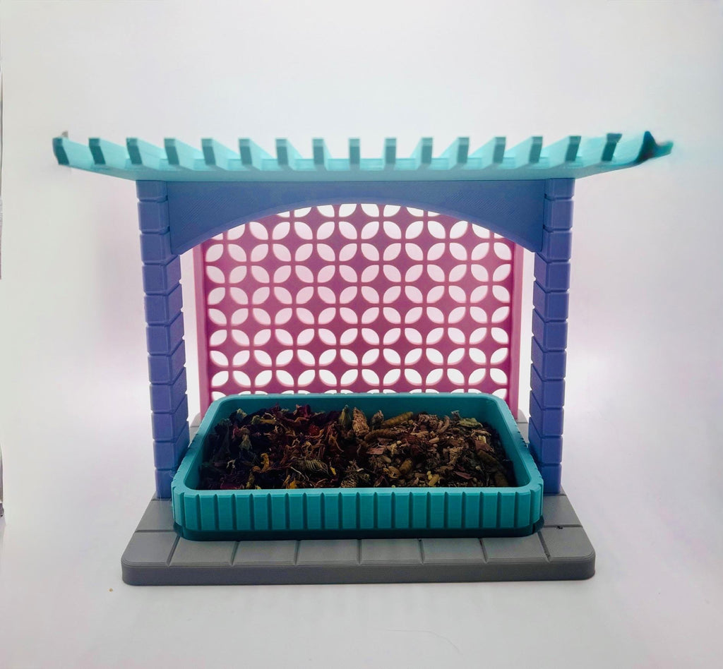 3D Printed Mid-Century Hermit Crab Porch  Cottage Charm Foraging Dish