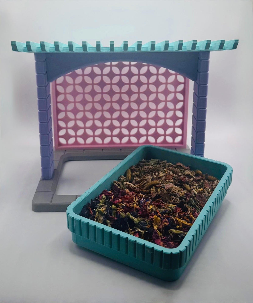 3D Printed Mid-Century Hermit Crab Porch  Cottage Charm Foraging Dish