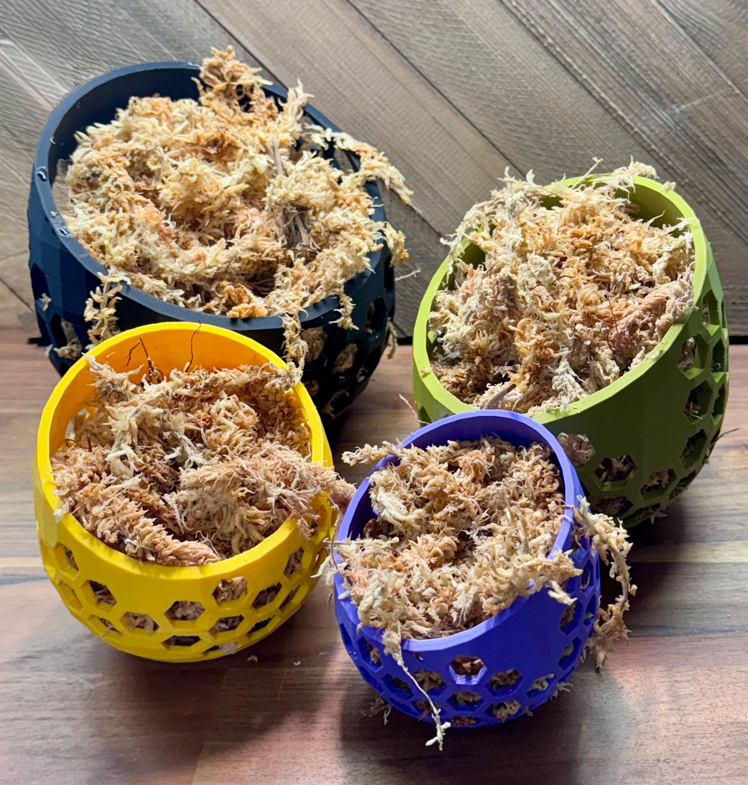 Mossy Hideaway -- 3D Printed Moss Pit - New Design and More Sizes!