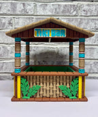 Tiki Bar Hermit Crab Foraging Station: Tropical Beach Hideout