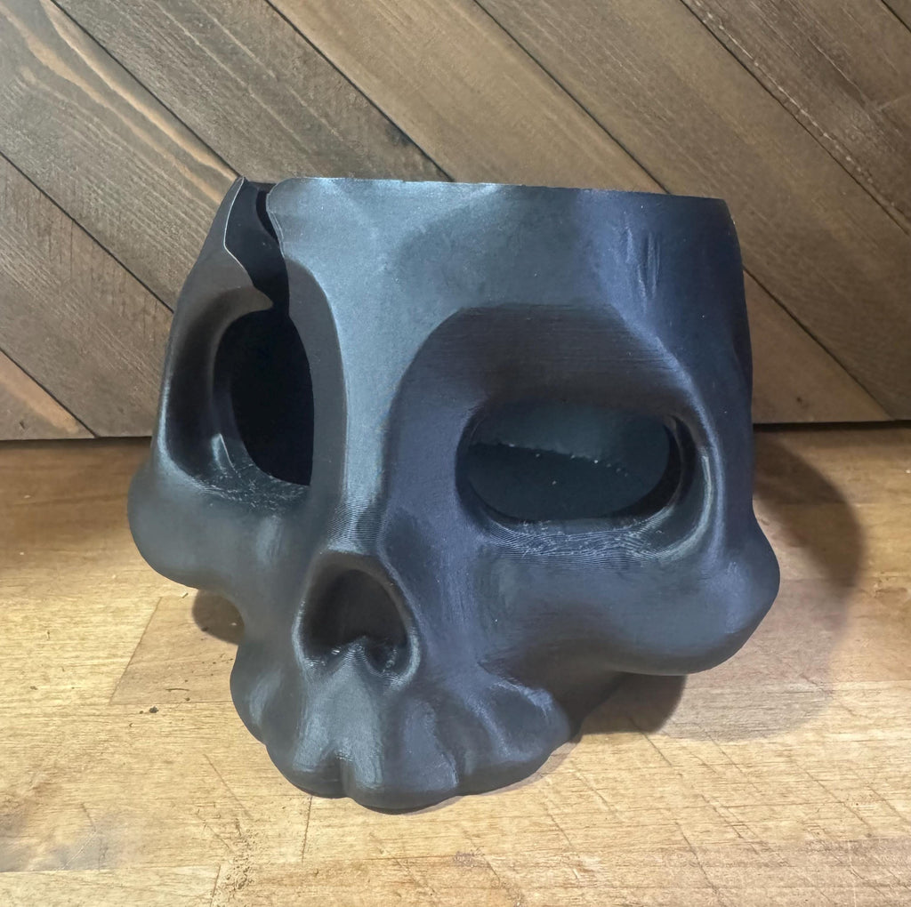 Hermit Crab Skull Hide  Foraging Bowl & Moss Pit | 3D Printed Habitat Decor