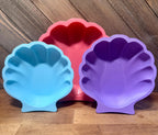 3D Printed Shell-Shaped Hermit Crab Dish: Colorful Tank Decor
