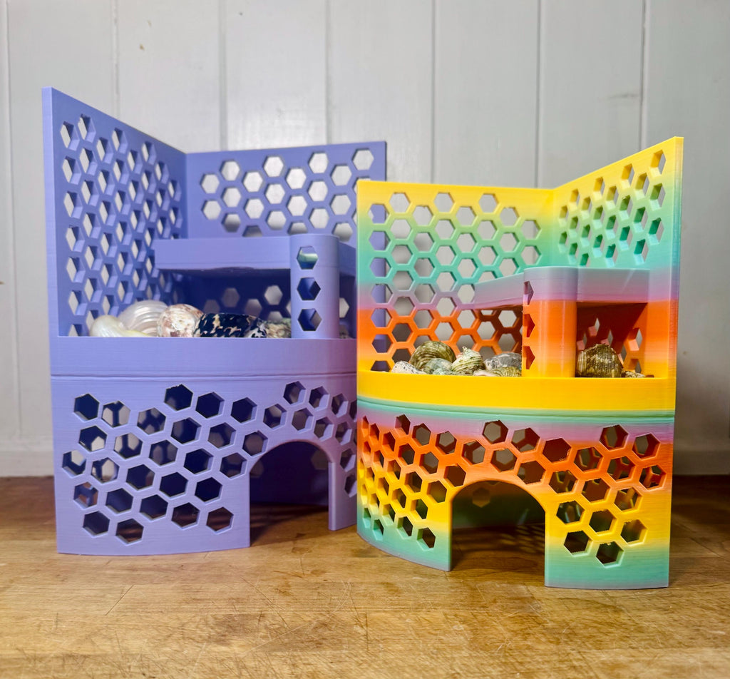 Hermit Crab Playground with Hide - Shell Shop -- Idea for XS to Medium hermit crabs