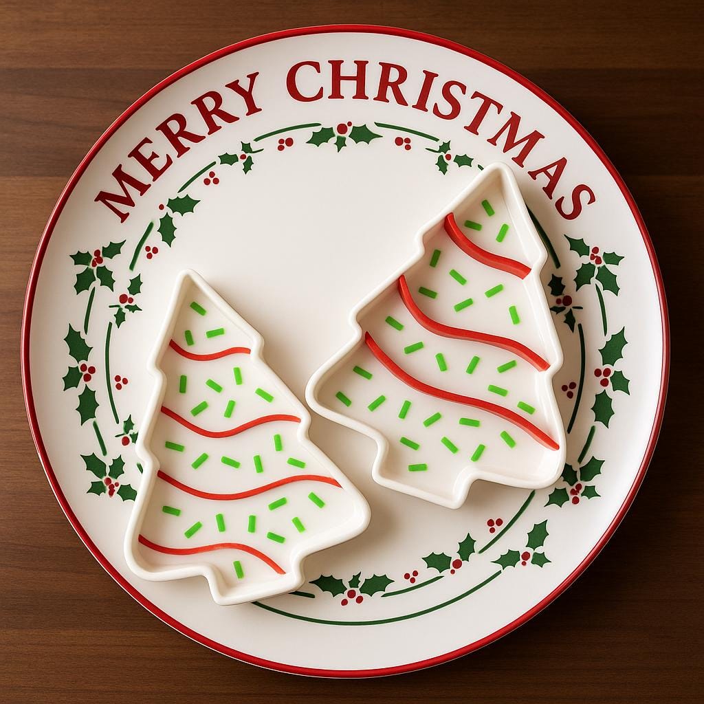 Christmas Tree Hermit Crab Dish | 3D Printed Holiday Food Dish