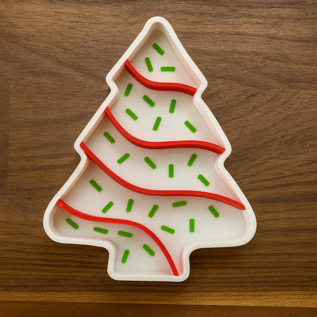 Christmas Tree Hermit Crab Dish | 3D Printed Holiday Food Dish
