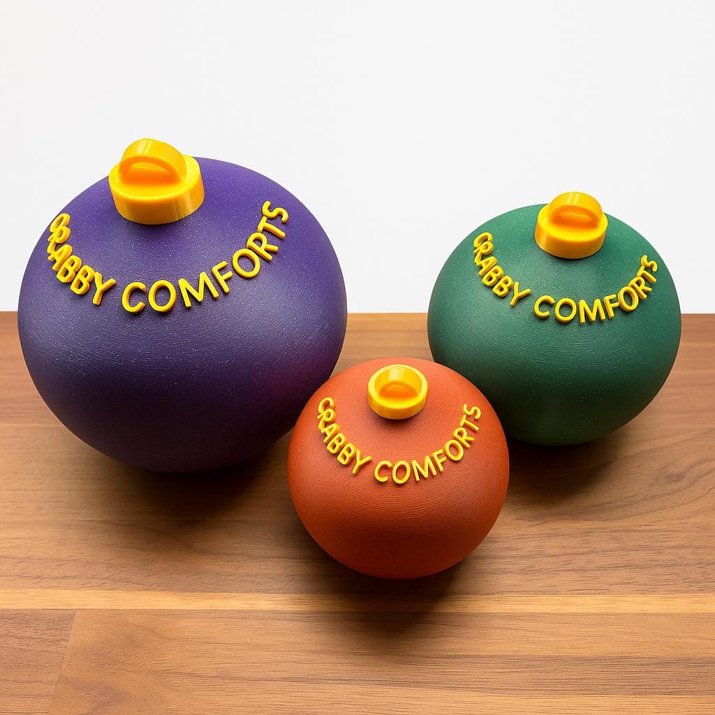 3D Printed Christmas Ornament Hermit Crab Hideout