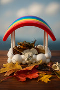 Rainbow Foraging Dish for Hermit Crabs | 3D Printed Crabitat Accessory