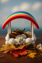 Rainbow Foraging Dish for Hermit Crabs | 3D Printed Crabitat Accessory