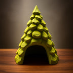 Hermit Crab Tree Hide | 3D Printed PLA Hideaway | Cozy Crabitat Decoration | Small & Large Sizes