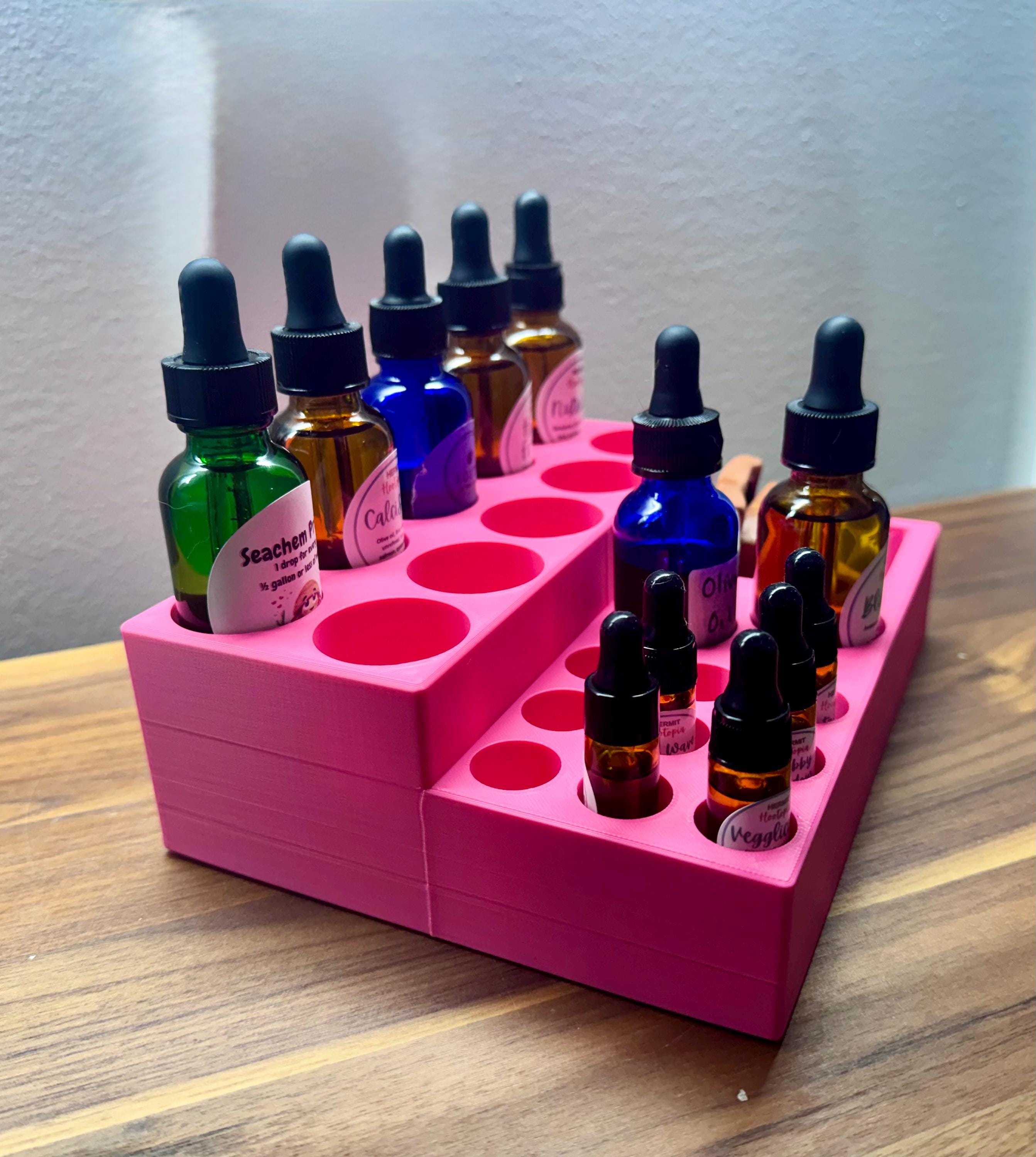 3D Printed Hermit Crab Oil Bottle Organizer | Crabby Comforts