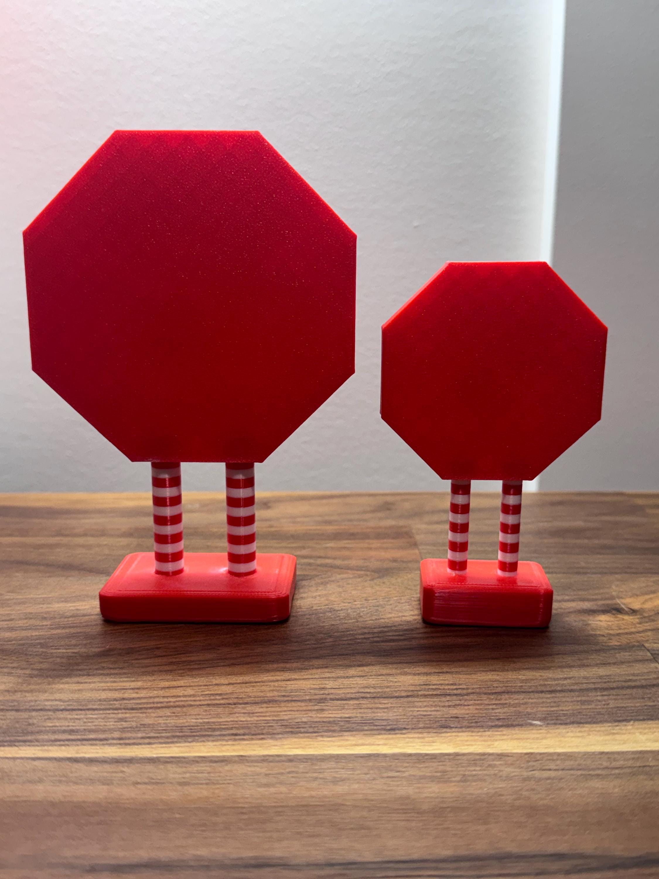 Santa Please STOP Here - Hermit Crab Holiday Sign  3D Printed PLA | 2 sizes available