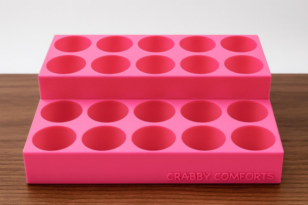 3D Printed Hermit Crab Oil Bottle Organizer | Crabby Comforts