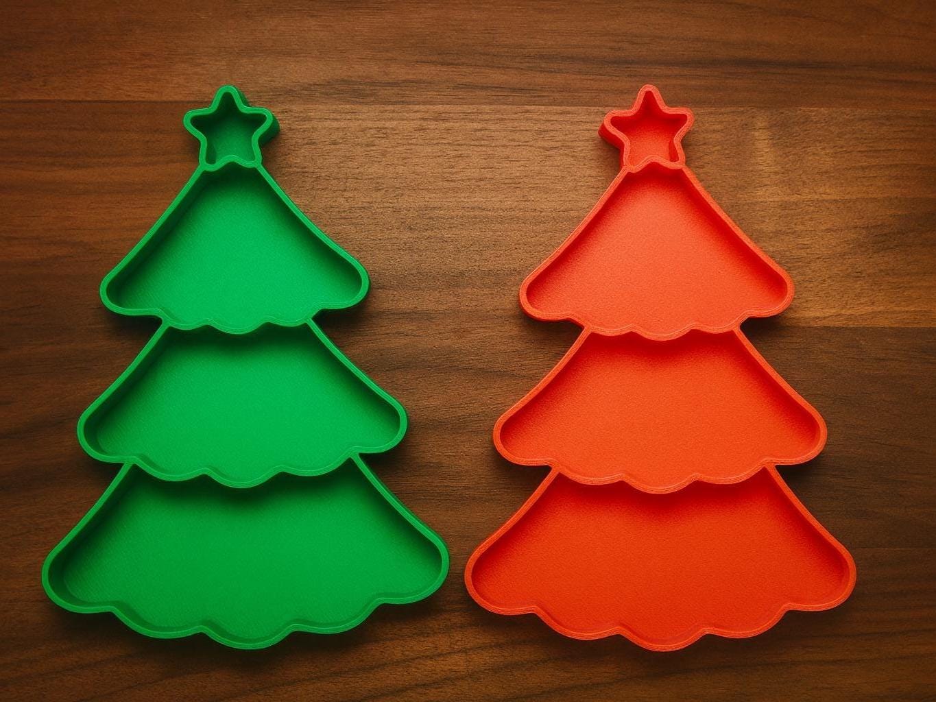 Hermit Crab Christmas Tree Food & Foraging Dish  Holiday 3D Printed Tray