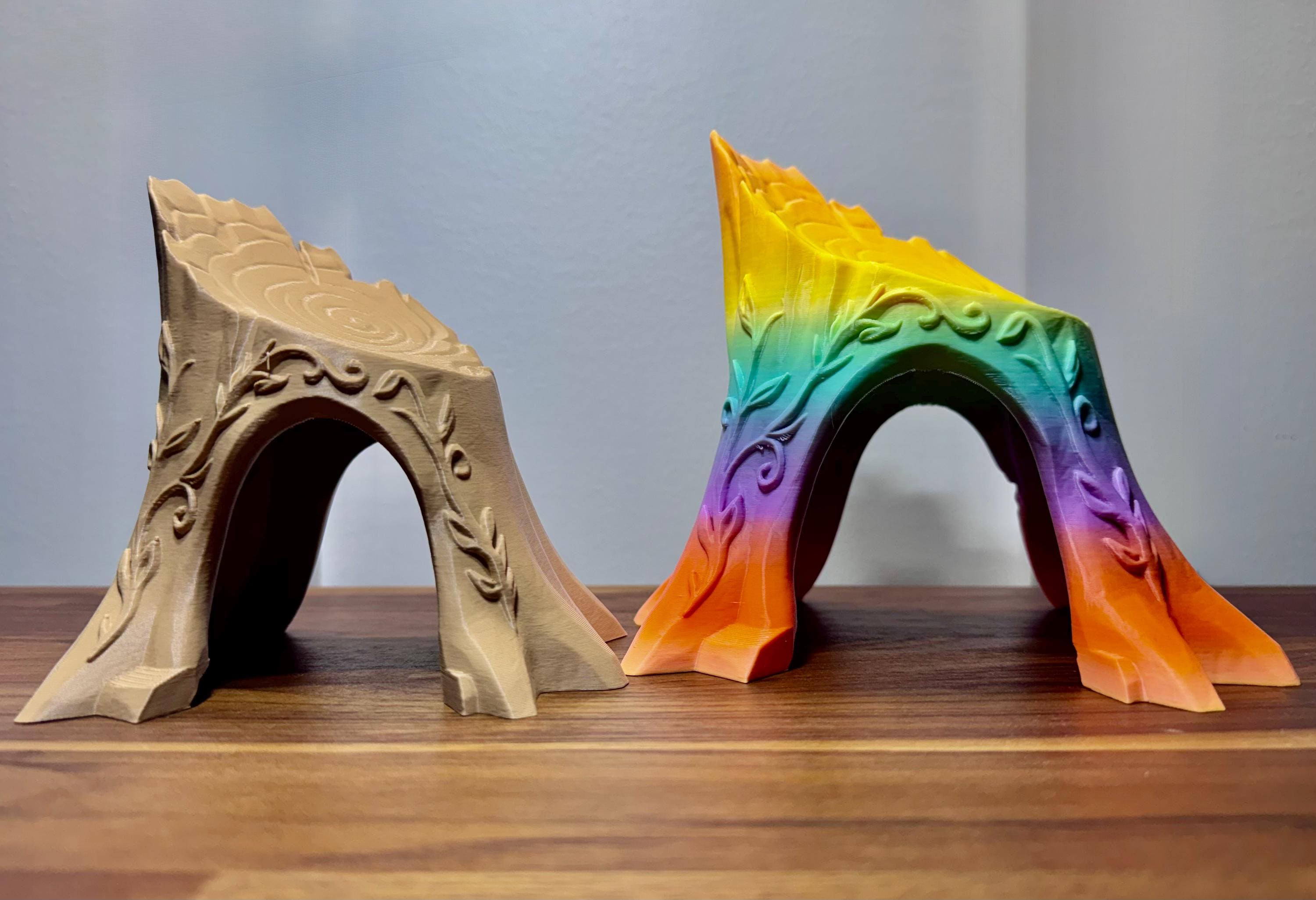 Woodland Tree Stump Hide | Hermit Crab Climbing & Hiding Hut | 3D Printed PLA | Multiple Colors  Sizes