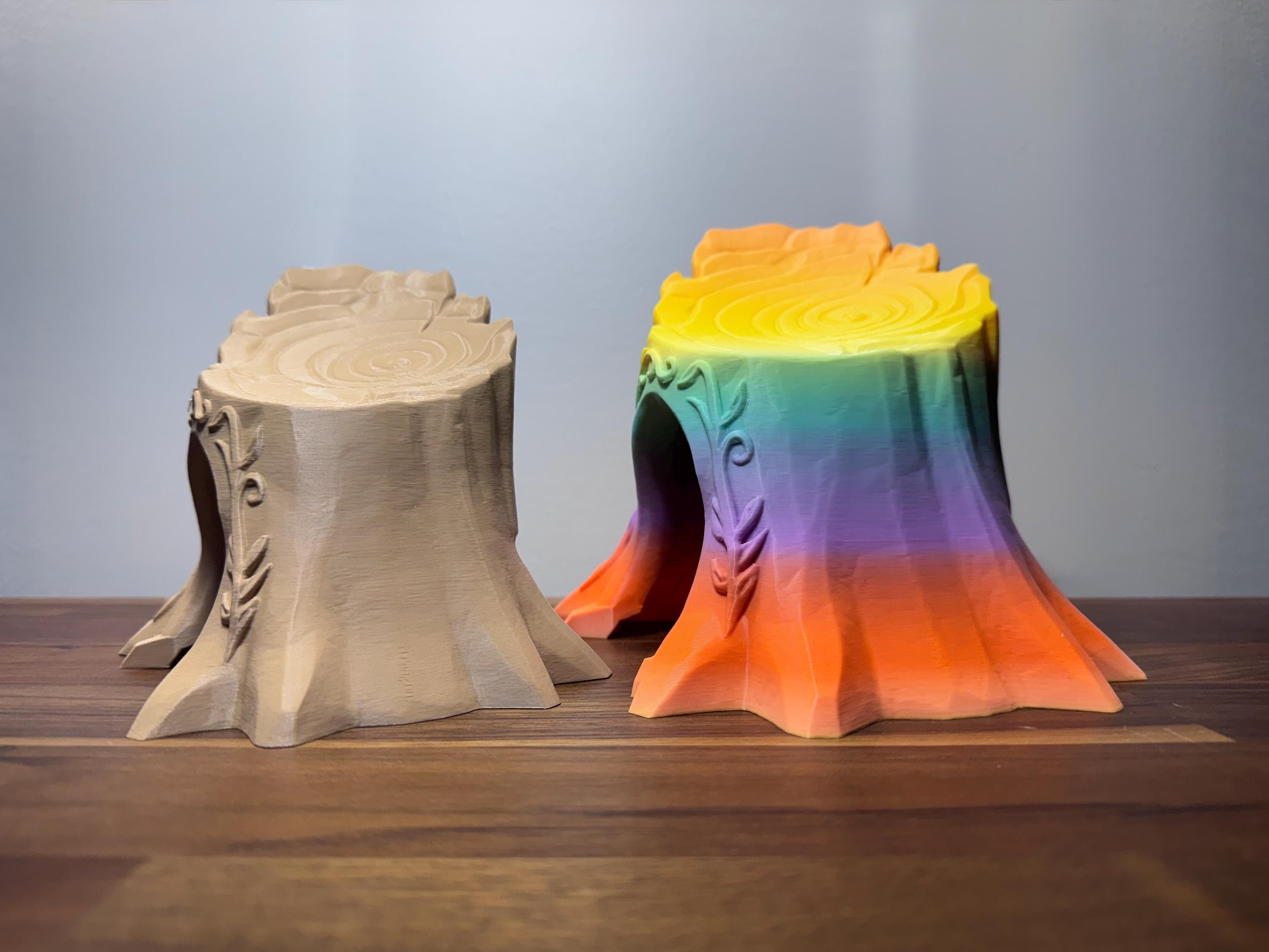 Woodland Tree Stump Hide | Hermit Crab Climbing & Hiding Hut | 3D Printed PLA | Multiple Colors  Sizes