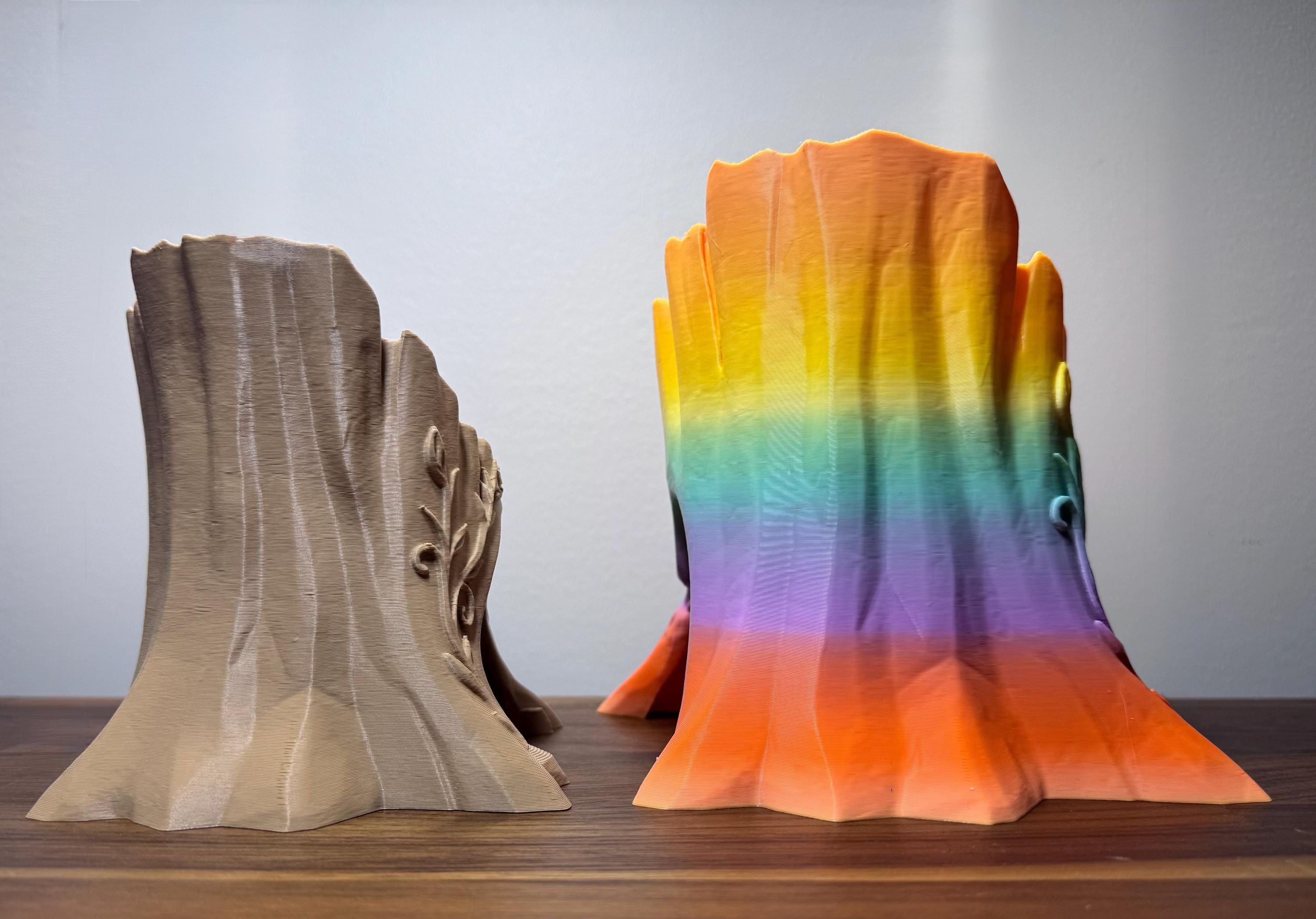 Woodland Tree Stump Hide | Hermit Crab Climbing & Hiding Hut | 3D Printed PLA | Multiple Colors  Sizes