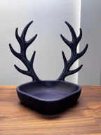 Antler Foraging Dish | Woodland Christmas Tank Decor (3D Printed PLA)