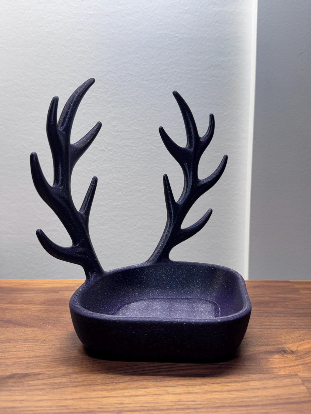 Antler Foraging Dish | Woodland Christmas Tank Decor (3D Printed PLA)