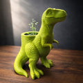 Dinosaur Foraging Dish and Chia Seed Garden | T-Rex  Stegosaurus  Triceratops | 3D Printed PLA | Worm Castings & Chia Seeds Included