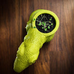 Dinosaur Foraging Dish and Chia Seed Garden | T-Rex  Stegosaurus  Triceratops | 3D Printed PLA | Worm Castings & Chia Seeds Included