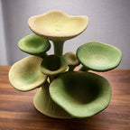 Hermit Crab Mushroom Climbing Toy & Foraging Dish - V2 | 3D Printed PLA Habitat Decor | Crabby Comforts Enrichment Accessory