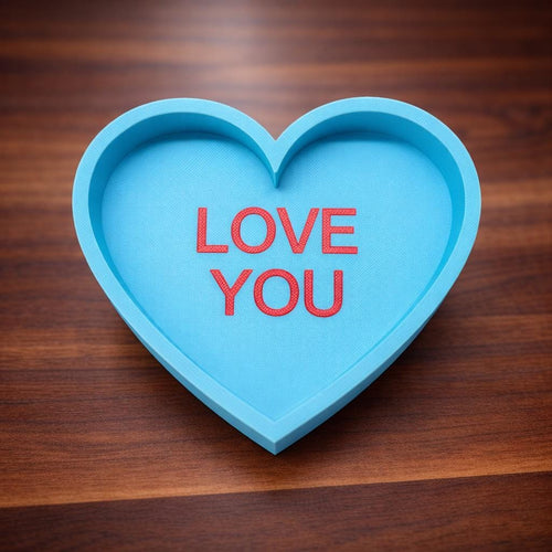 3D Convo Heart Food Dishes for Hermit Crabs | Valentines | Candy Heart