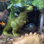 Dinosaur Foraging Dish and Chia Seed Garden | T-Rex  Stegosaurus  Triceratops | 3D Printed PLA | Worm Castings & Chia Seeds Included
